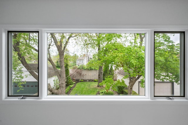 view of room details