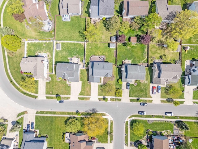 birds eye view of property featuring a residential view