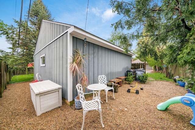 1938 W 5th Ave, Columbus, OH 43212 - view of outbuilding featuring a fenced backyard