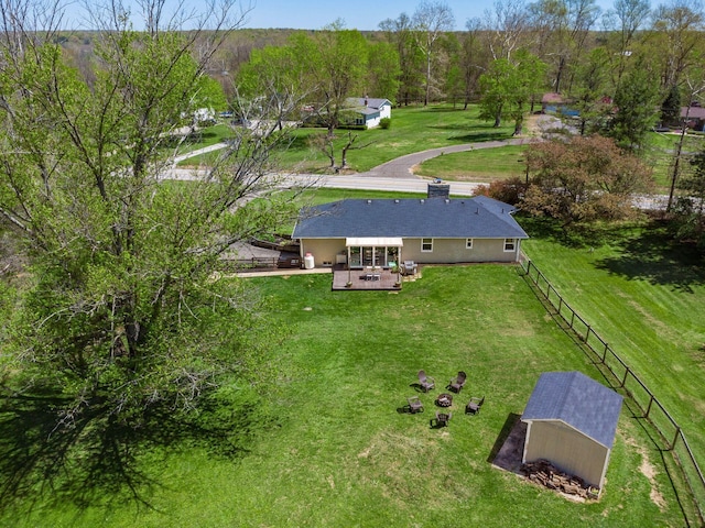 drone / aerial view