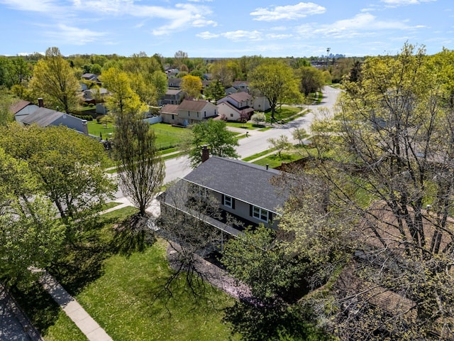 drone / aerial view featuring a residential view