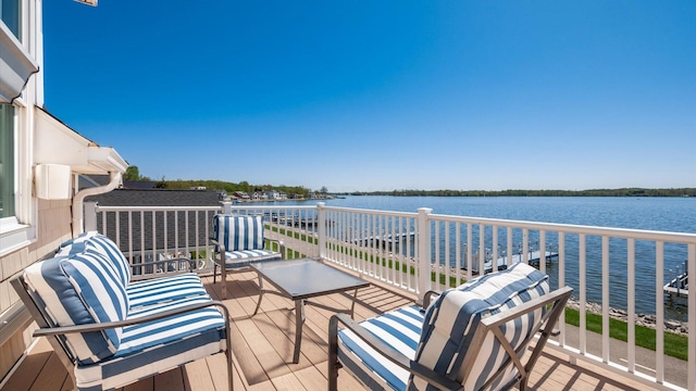 3555 Sellers Dr NE, Millersport, OH 43046 - balcony featuring a water view