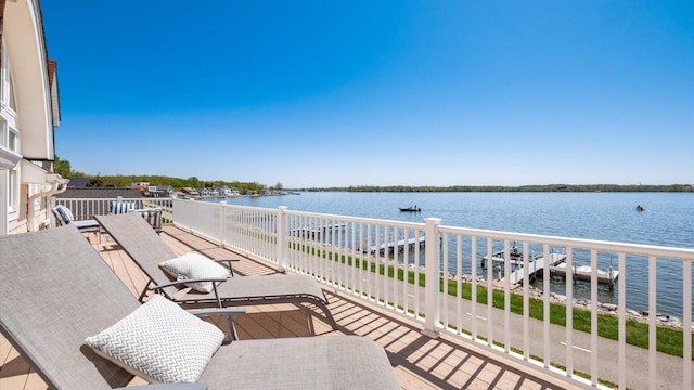 3555 Sellers Dr NE, Millersport, OH 43046 - balcony featuring a water view