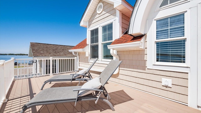 3555 Sellers Dr NE, Millersport, OH 43046 - wooden terrace with a water view