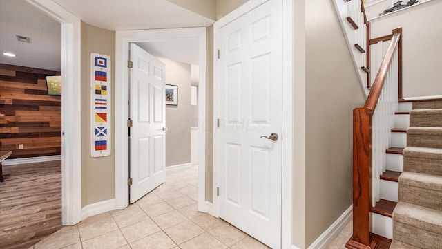 3555 Sellers Dr NE, Millersport, OH 43046 - staircase featuring tile patterned flooring and baseboards