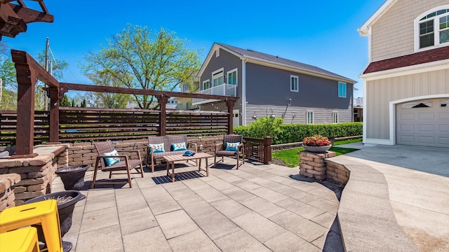3555 Sellers Dr NE, Millersport, OH 43046 - view of patio / terrace featuring an outdoor hangout area