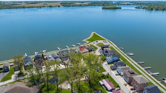3555 Sellers Dr NE, Millersport, OH 43046 - aerial perspective of suburban area featuring a large body of water