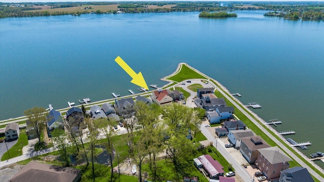 3555 Sellers Dr NE, Millersport, OH 43046 - aerial perspective of suburban area with a large body of water