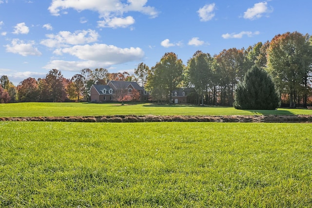 view of community featuring a yard