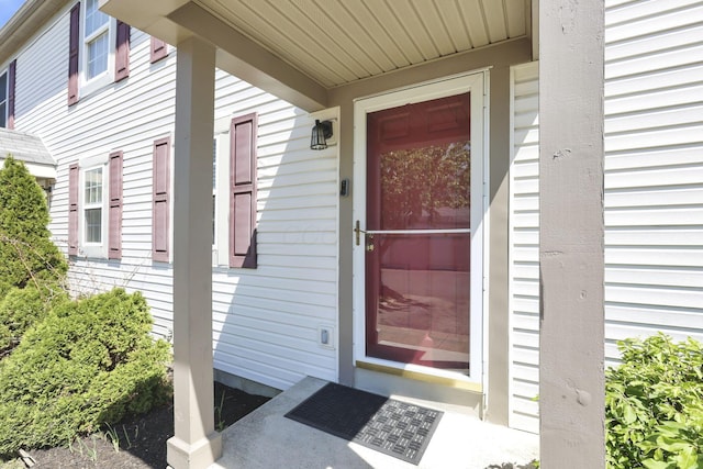 view of entrance to property