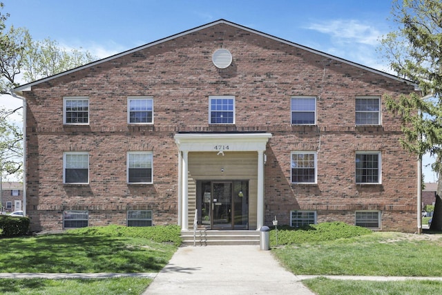 view of property with central AC unit