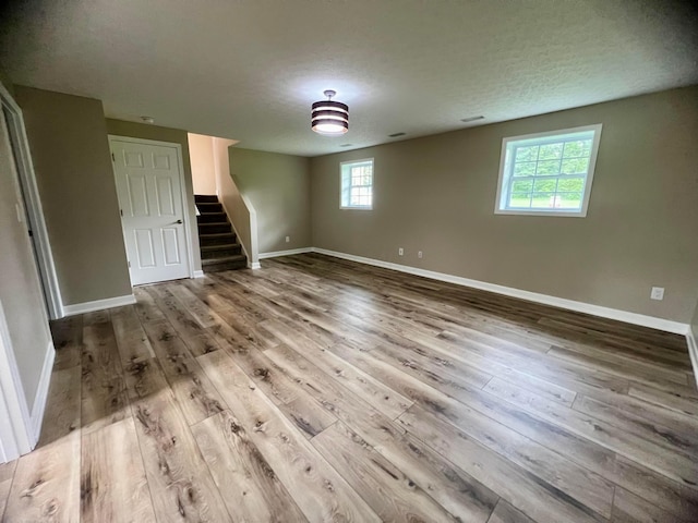 357 Carroll Eastern Rd NW, Baltimore, OH 43105 - interior space featuring stairs, baseboards, and hardwood / wood-style flooring