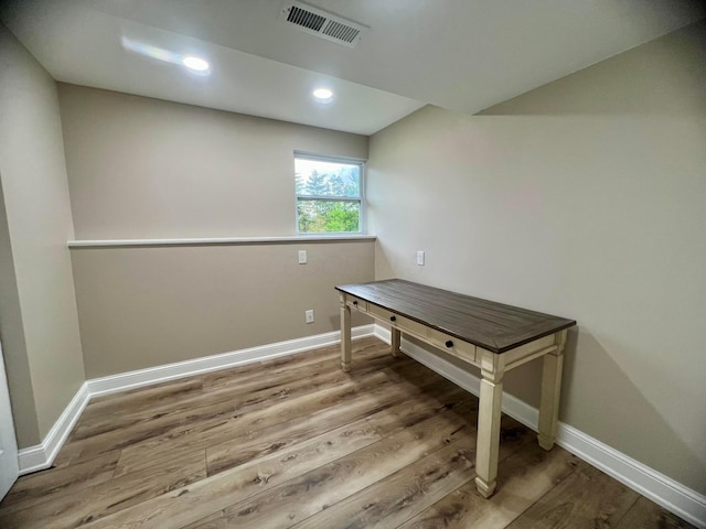 357 Carroll Eastern Rd NW, Baltimore, OH 43105 - interior space featuring recessed lighting, baseboards, visible vents, and wood finished floors