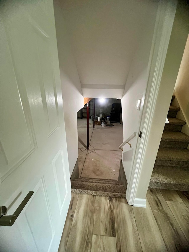 357 Carroll Eastern Rd NW, Baltimore, OH 43105 - stairs featuring wood finished floors