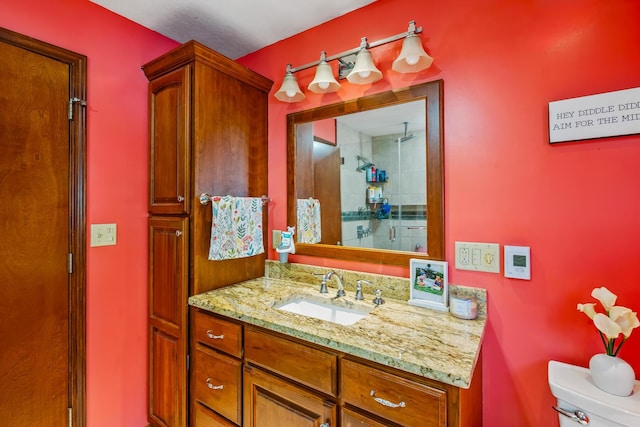 1083 Martha Ave, Bucyrus, OH 44820 - bathroom featuring vanity and a tile shower