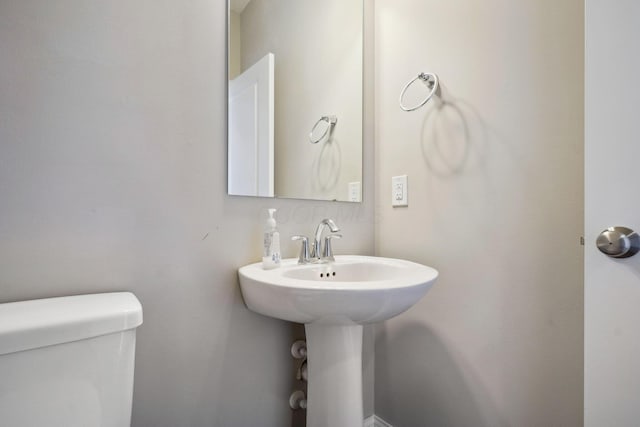 bathroom with toilet