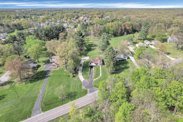 5300 Clark State Rd, Columbus, OH 43230 - bird's eye view with a forest view