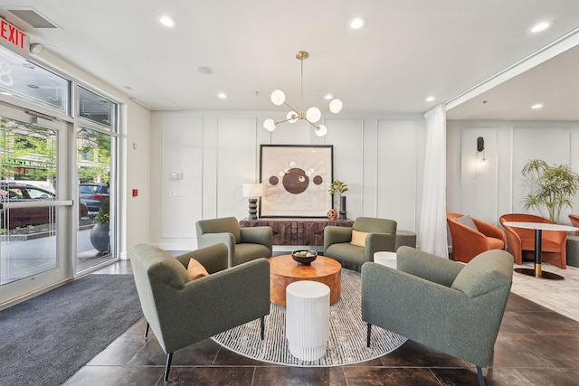 common area featuring visible vents