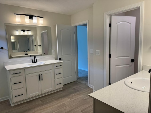 9920 Glenfield Ct Lot 51, Plain City, OH 43064 - bathroom featuring vanity and wood finished floors