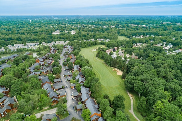 4917 Whistlewood Ln Unit 5, Westerville, OH 43081 - aerial view with a residential view and view of golf course