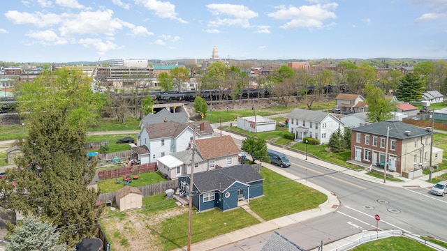 birds eye view of property featuring a residential view