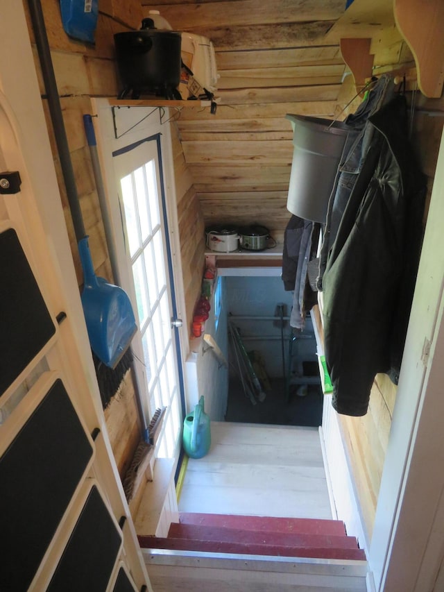 view of staircase
