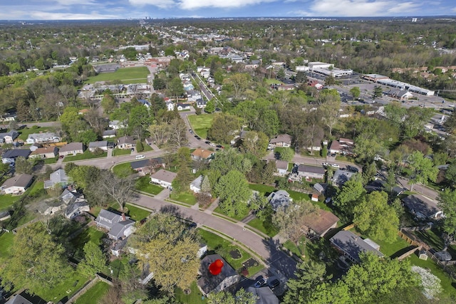 drone / aerial view featuring a residential view