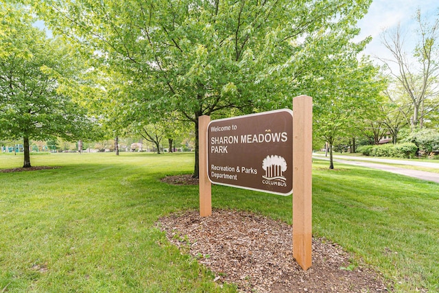 5308 Sharon Ave, Columbus, OH 43214 - community / neighborhood sign with a lawn