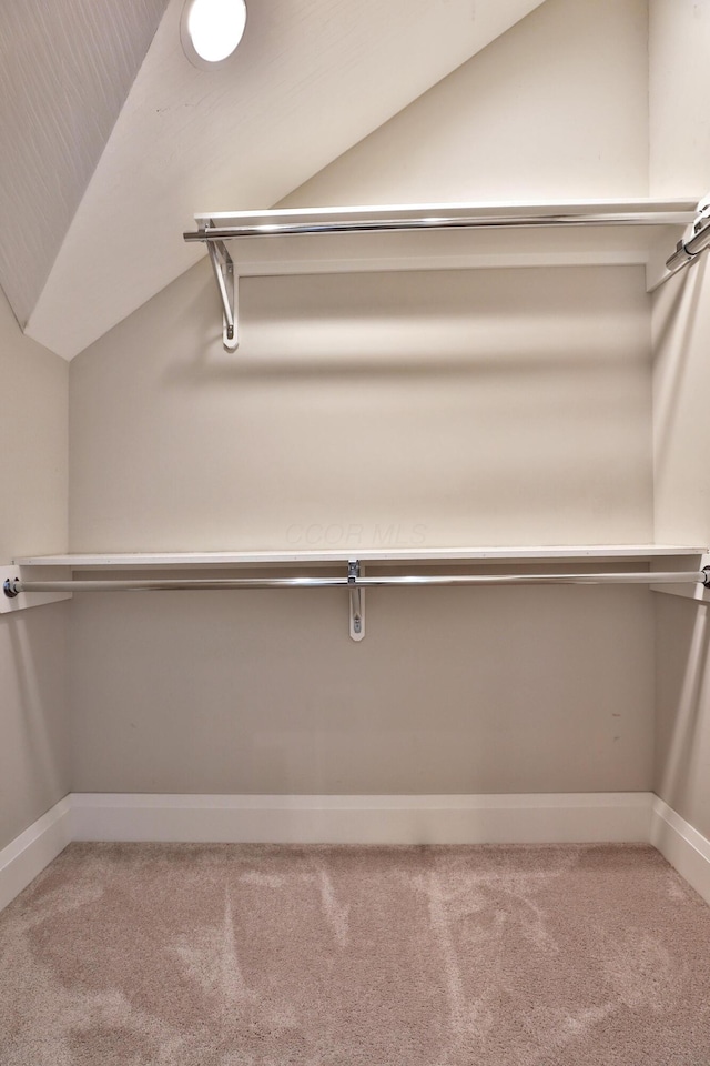 1012 Ewing Aly, Columbus, OH 43201 - spacious closet featuring carpet flooring and vaulted ceiling
