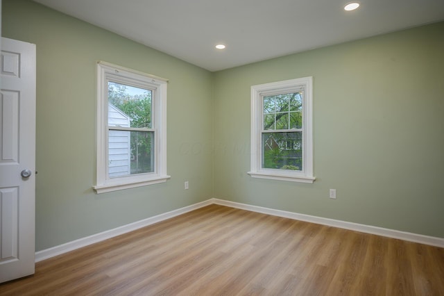2513 Georgetown Ave, Toledo, OH 43613 - spare room with a healthy amount of sunlight, baseboards, and light wood-style floors