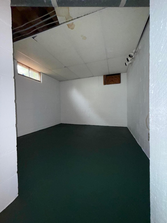 119 Highland Ave, Circleville, OH 43113 - basement with concrete block wall