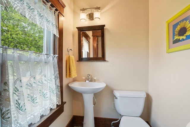 bathroom with toilet