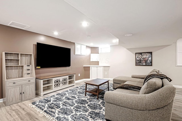 3622 Boathouse Dr, Hilliard, OH 43026 - living room with baseboards and light wood finished floors