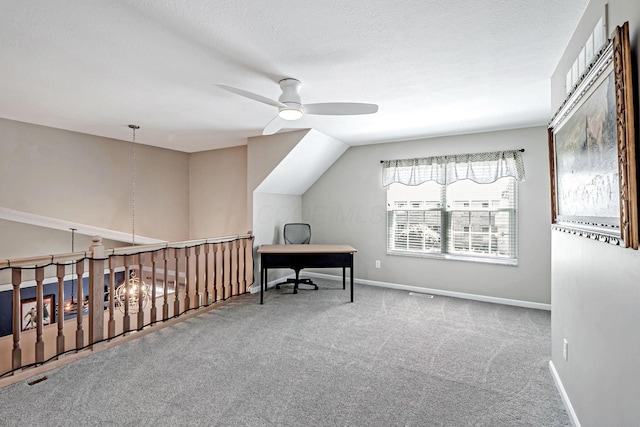 3622 Boathouse Dr, Hilliard, OH 43026 - additional living space featuring carpet floors, ceiling fan, and baseboards