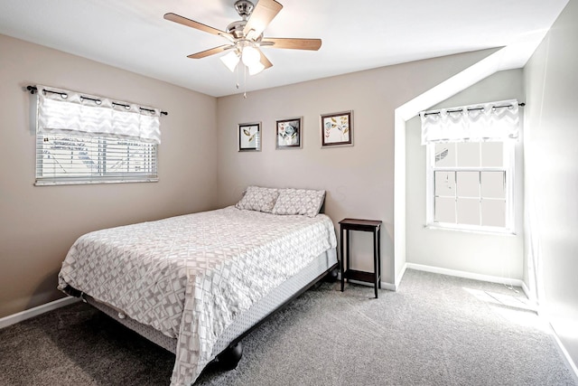 3622 Boathouse Dr, Hilliard, OH 43026 - carpeted bedroom featuring a ceiling fan and baseboards