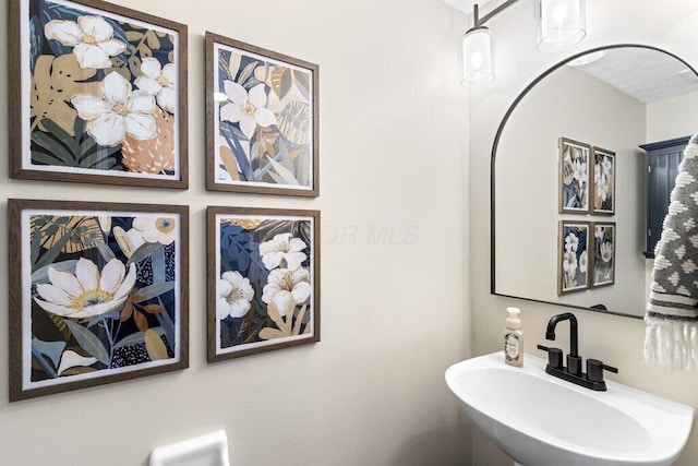 bathroom with a sink
