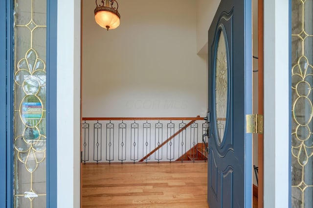 2051 River Rd, Delaware, OH 43015 - entryway featuring wood finished floors