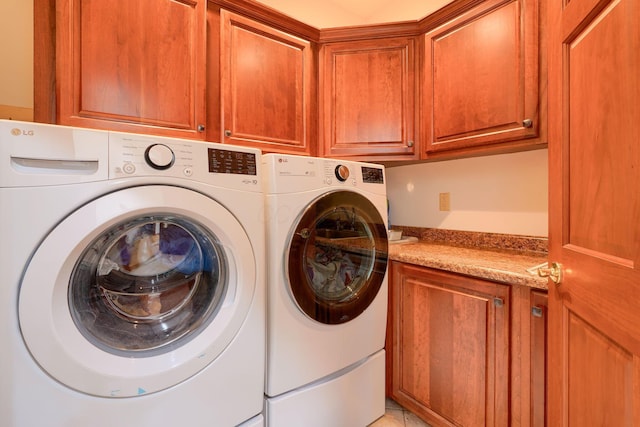 2051 River Rd, Delaware, OH 43015 - laundry room with separate washer and dryer and cabinet space