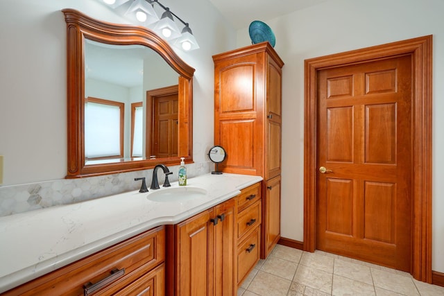 2051 River Rd, Delaware, OH 43015 - bathroom featuring vanity and tile patterned flooring