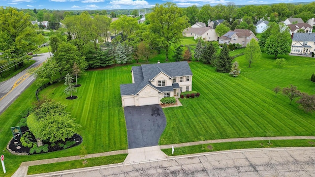 1775 Harrison Pond Dr, New Albany, OH 43054 - view from above of property