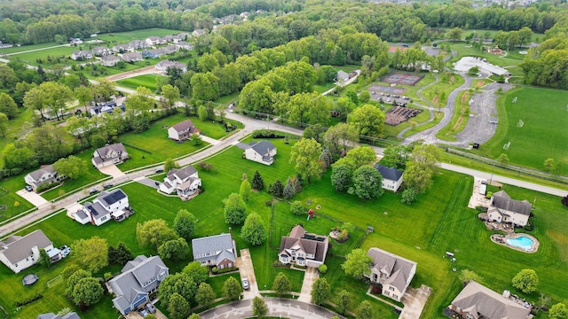 1775 Harrison Pond Dr, New Albany, OH 43054 - aerial perspective of suburban area