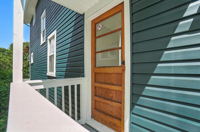 2590 Summit St, Columbus, OH 43202 - view of exterior entry with a garage