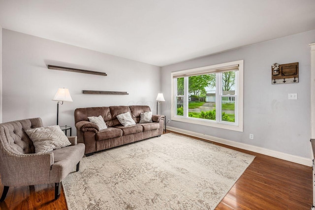 5392 Grandon Dr, Hilliard, OH 43026 - living room with wood finished floors and baseboards