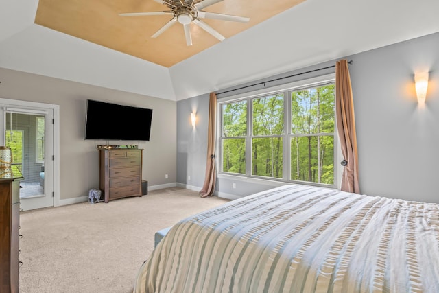 39403 State Route 689, Albany, OH 45710 - bedroom with multiple windows, carpet flooring, baseboards, and ceiling fan