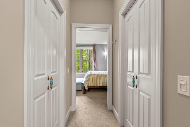 39403 State Route 689, Albany, OH 45710 - hallway with light carpet and baseboards