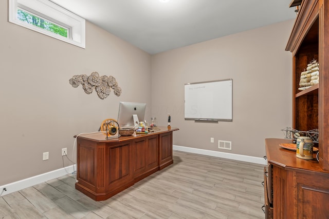 39403 State Route 689, Albany, OH 45710 - office with baseboards and light wood-type flooring