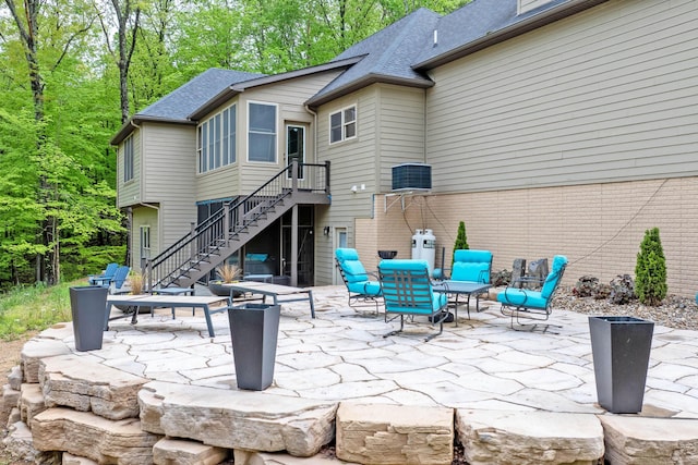 39403 State Route 689, Albany, OH 45710 - view of patio featuring stairs