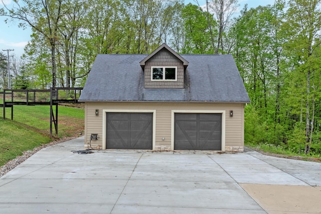 39403 State Route 689, Albany, OH 45710 - garage with a detached garage