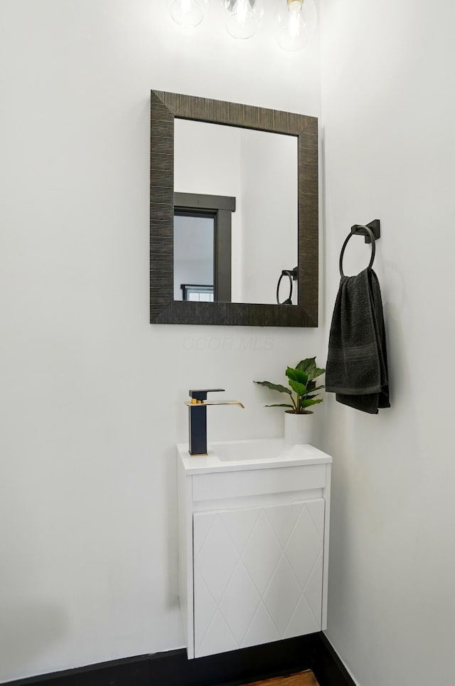 bathroom with a sink