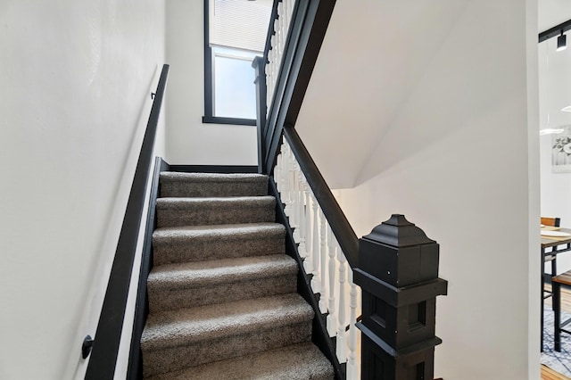 view of stairs